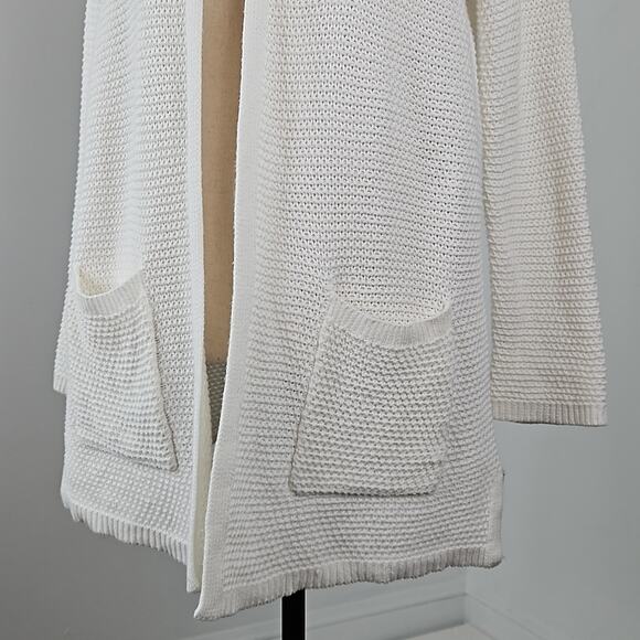 Marine Layer Catalina Knit Cardigan in Ivory Milk | Women's Small | MINOR FLAWS - Picture 3 of 16